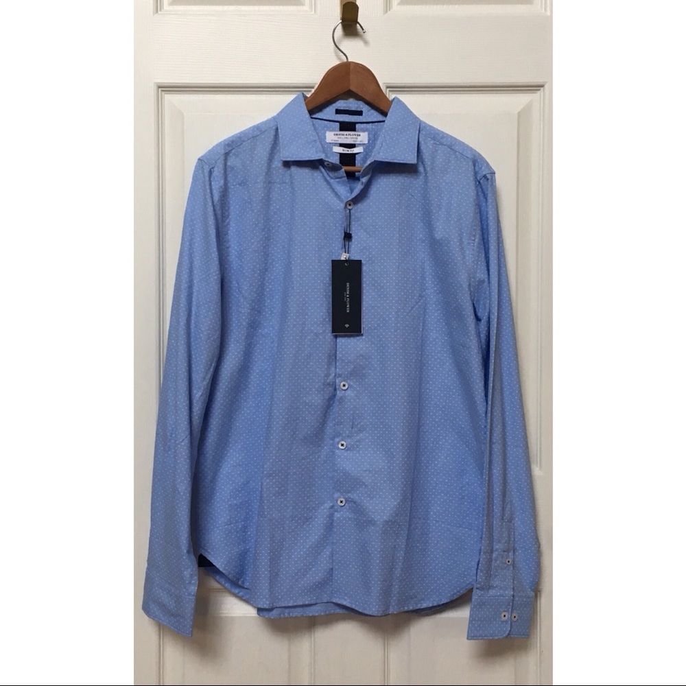 SALE✨Denim & Flower Men’s Button Up Shirt